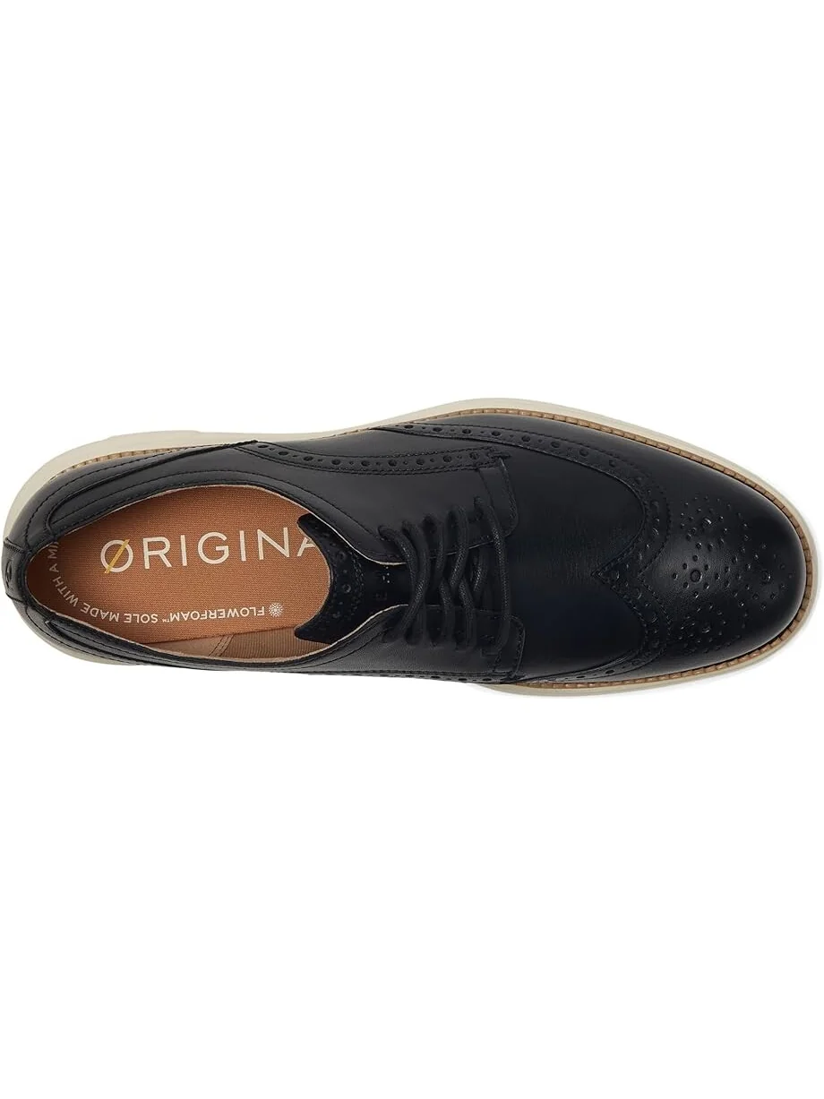 Оксфорды Cole Haan Original Grand Remastered Wing Tip — изображение 2 из 6, черный/слоновая кость