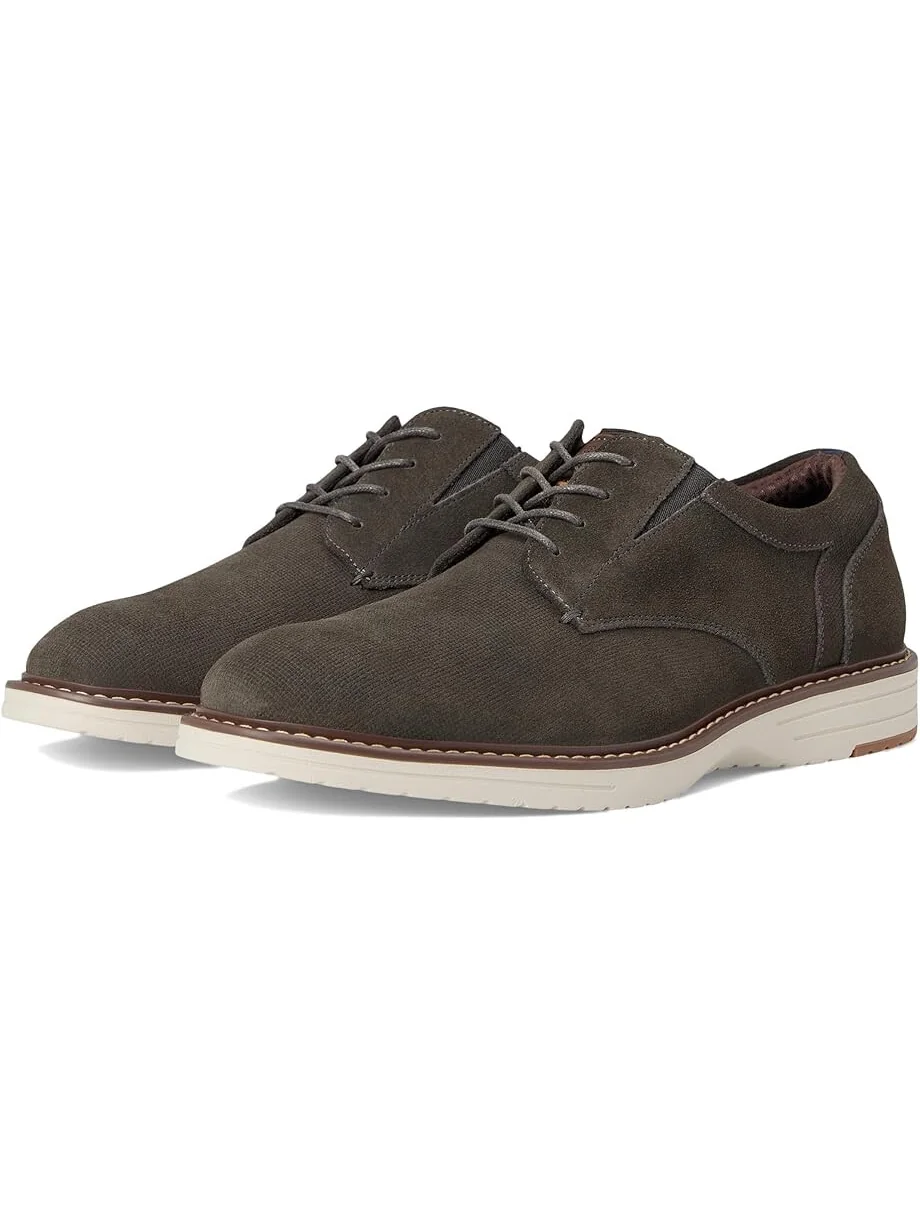 Оксфорды Nunn Bush Griff Plain Toe Oxford Lightweight and Comfortable for all Occasions Suede Lace-Up