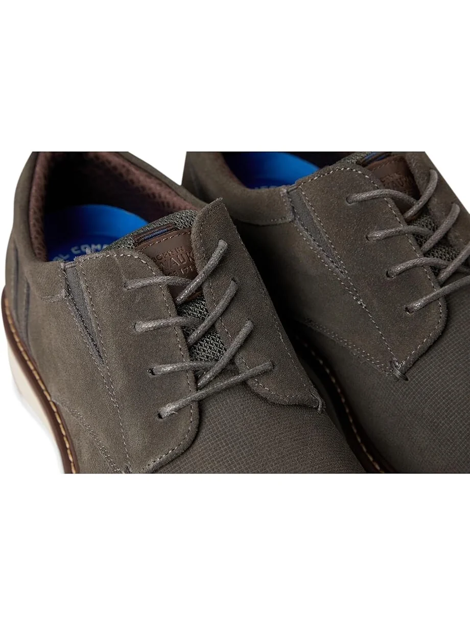 Оксфорды Nunn Bush Griff Plain Toe Oxford Lightweight and Comfortable for all Occasions Suede Lace-Up — изображение 6 из 7