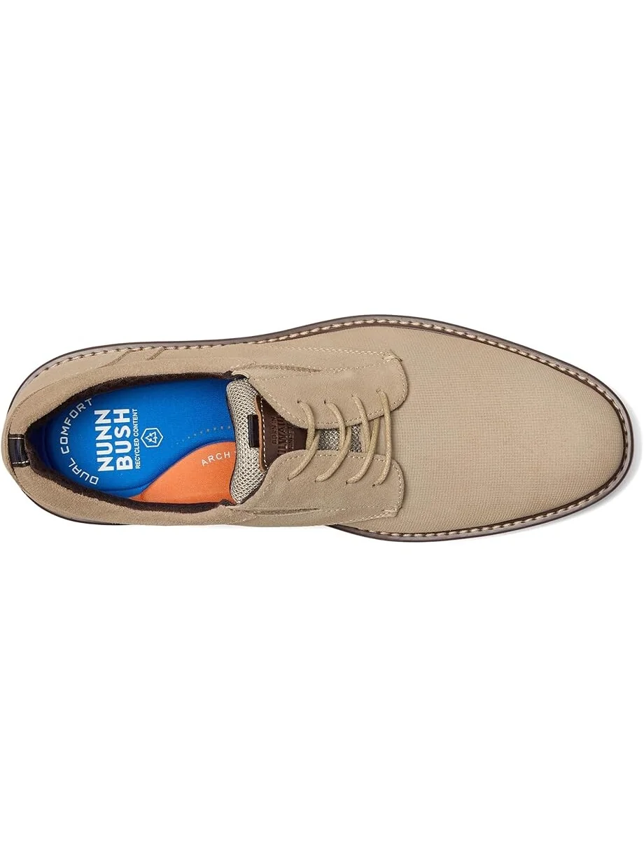 Оксфорды Nunn Bush Griff Plain Toe Oxford Lightweight and Comfortable for all Occasions Suede Lace-Up — изображение 2 из 7