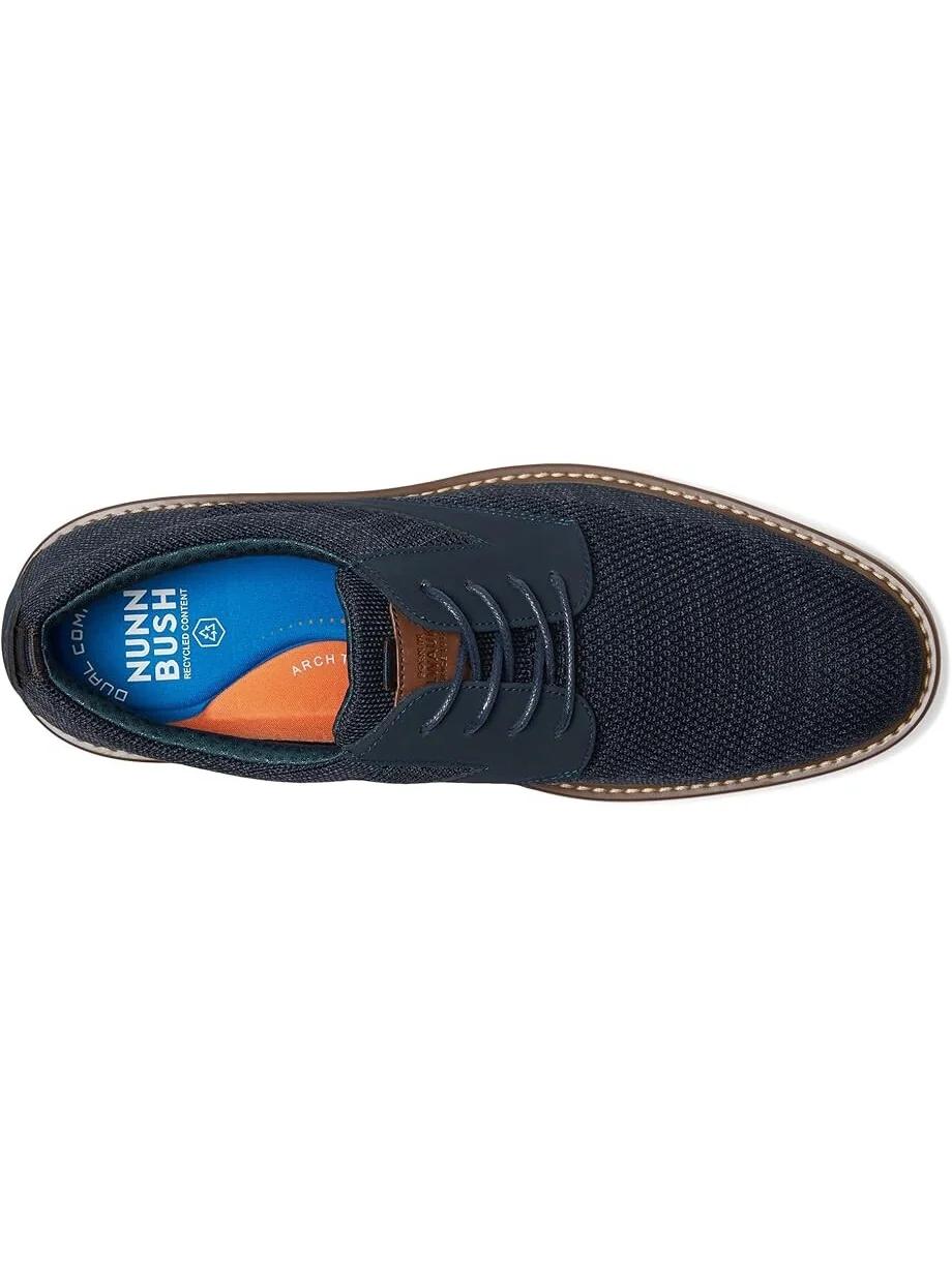 Оксфорды Nunn Bush Griff Plain Toe Knit Oxford Lightweight and Comfortable for any Occasion Knit Lace-Up — изображение 2 из 7