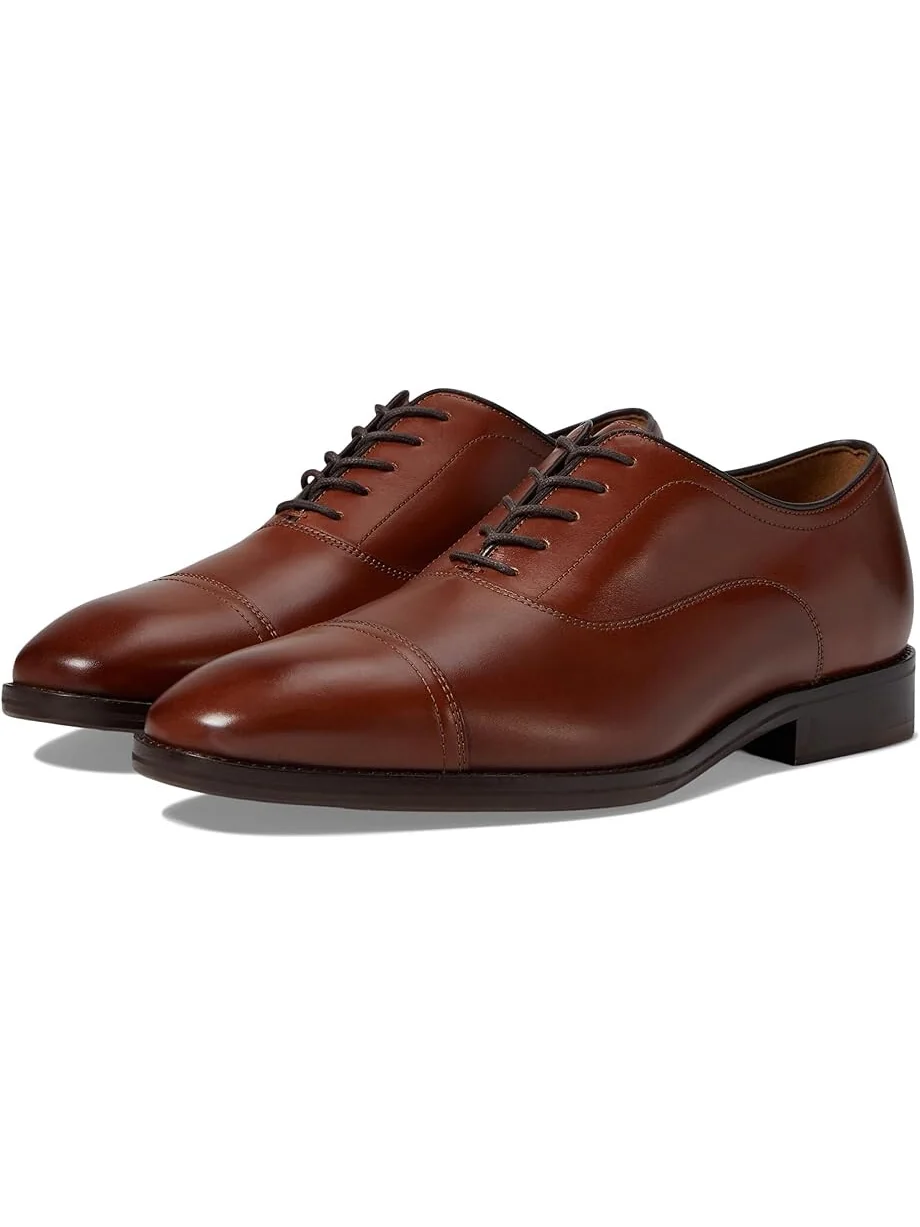 Оксфорды Johnston & Murphy Sullivan Cap Toe — бежевый