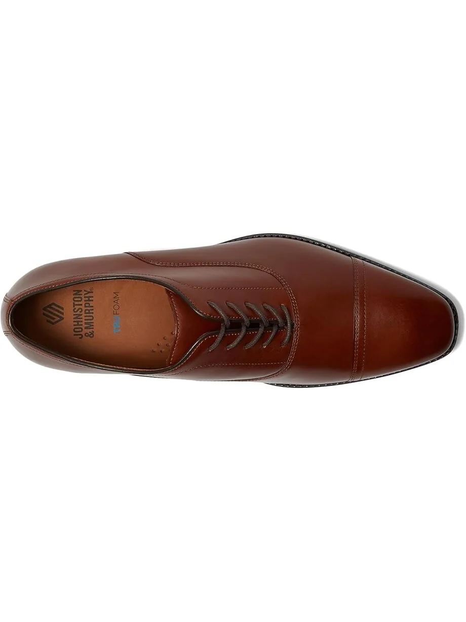 Оксфорды Johnston & Murphy Sullivan Cap Toe — изображение 2 из 6, бежевый