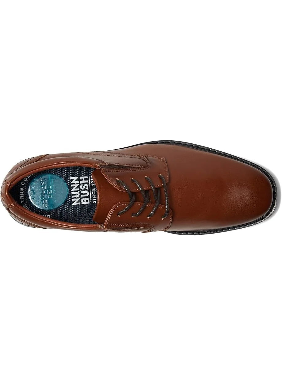 Оксфорды Nunn Bush Jarvis Plain Toe Oxford Dress Casual Business Formal Lace Up — изображение 2 из 7, коричневый