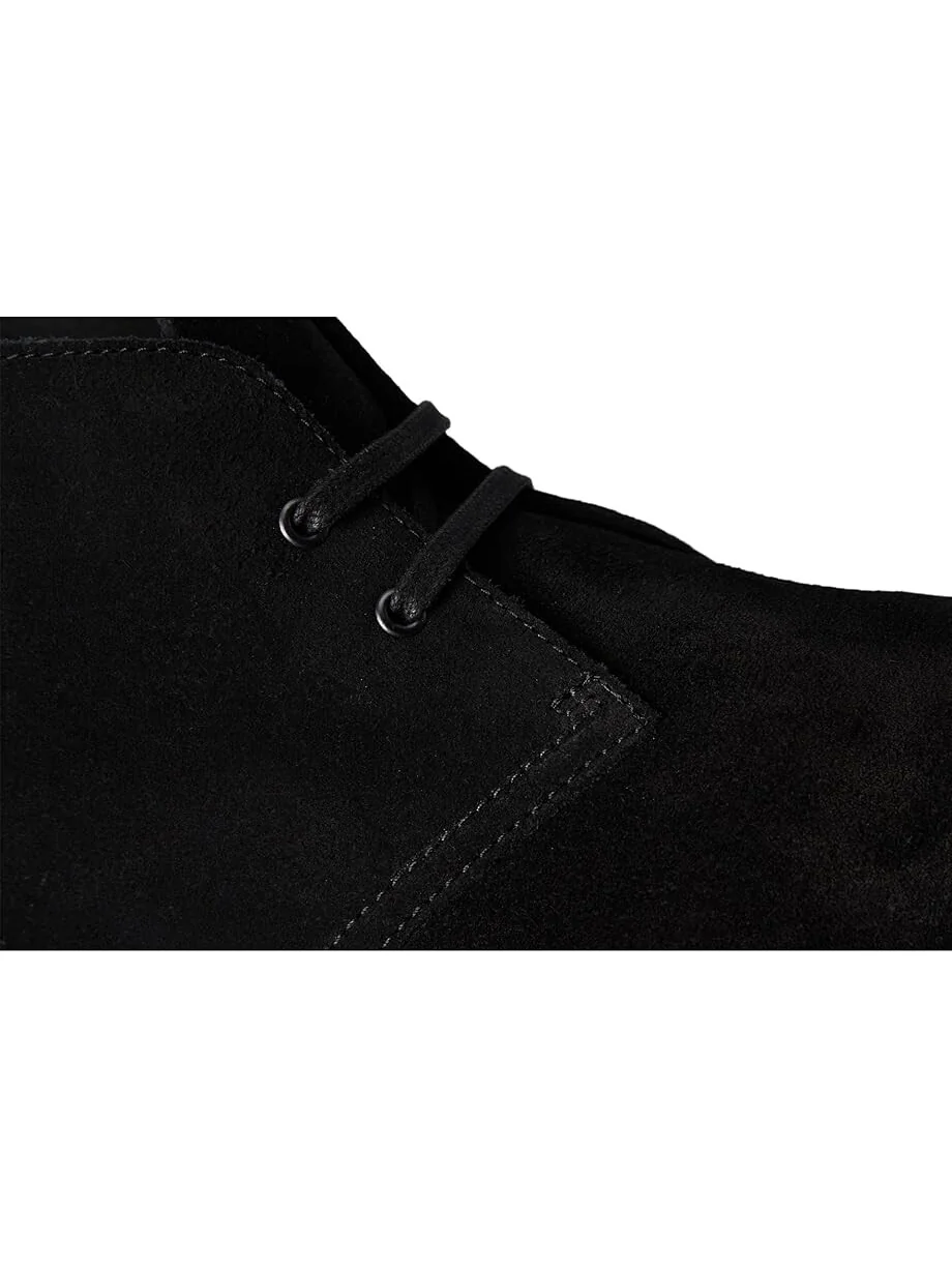 Ботинки Clarks Shepton, черные замшевые — изображение 6 из 7, черный