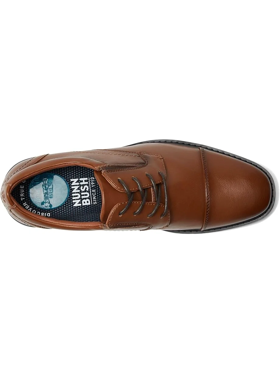 Оксфорды Nunn Bush Jarvis Cap Toe Oxford Dress Casual Business Formal Lace Up — изображение 2 из 7, коричневый