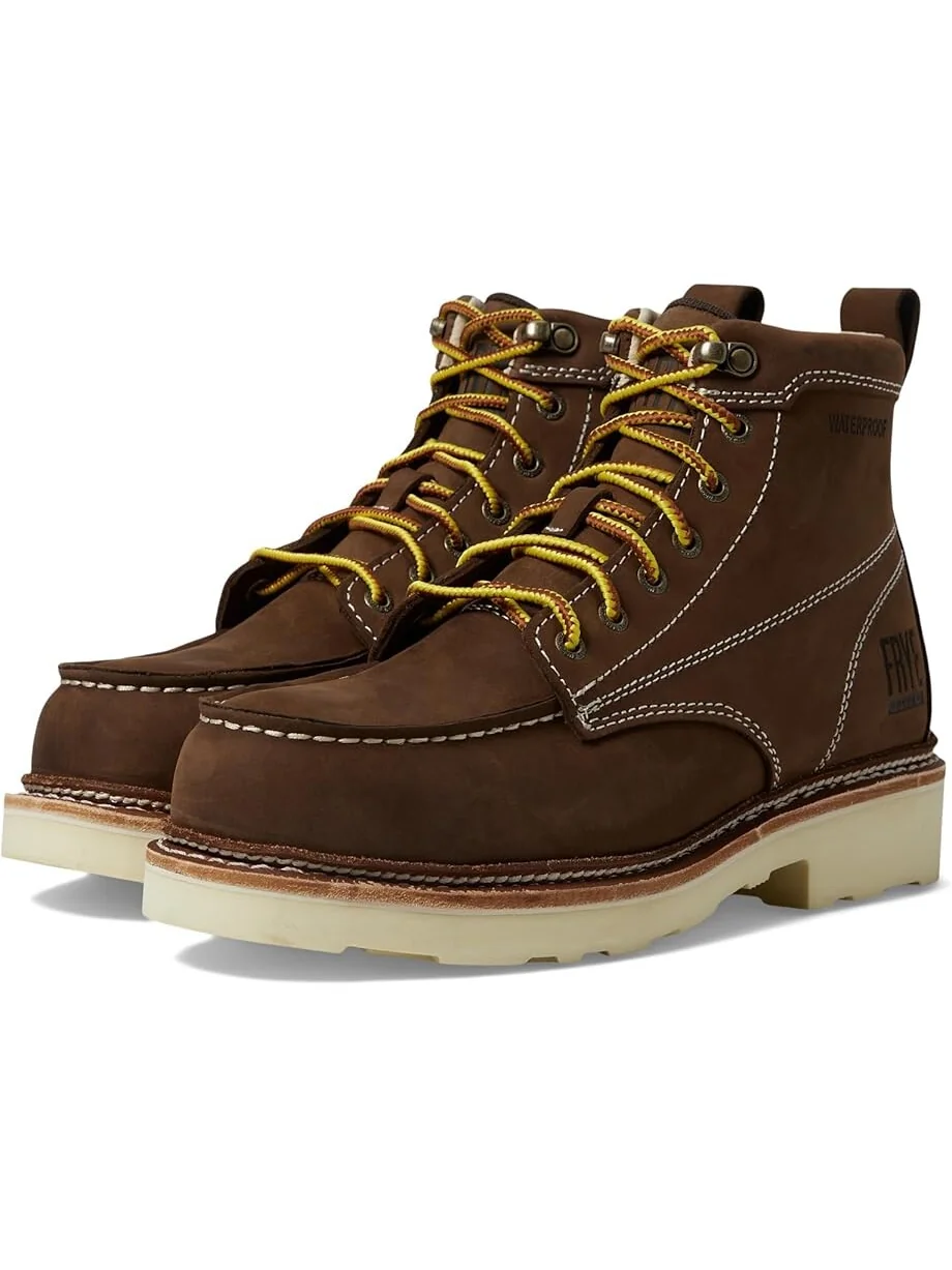 Ботинки Frye The Safety-Crafted Western Boot — изображение 1 из 6, темно-коричневый