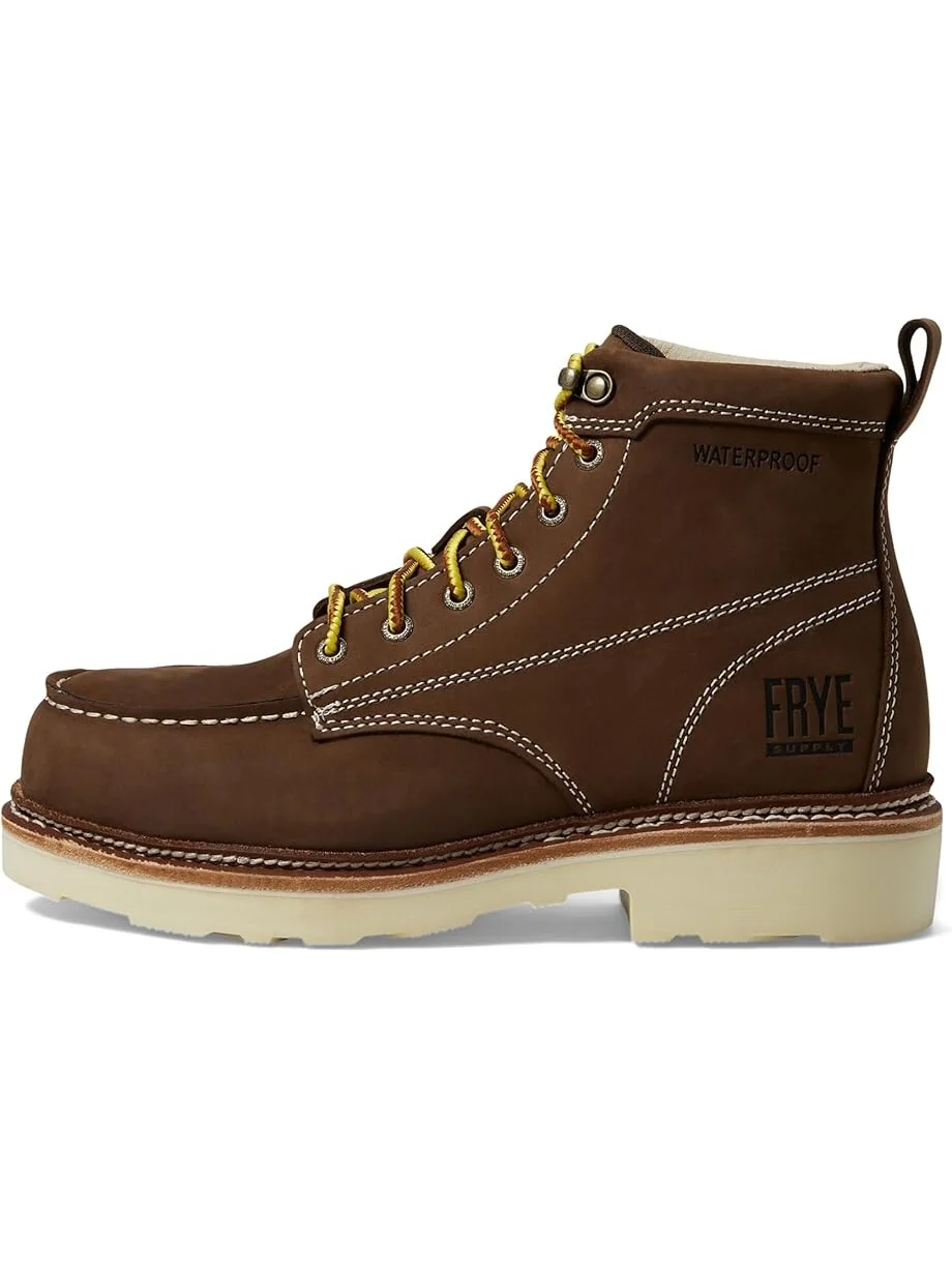 Ботинки Frye The Safety-Crafted Western Boot — изображение 4 из 6, темно-коричневый