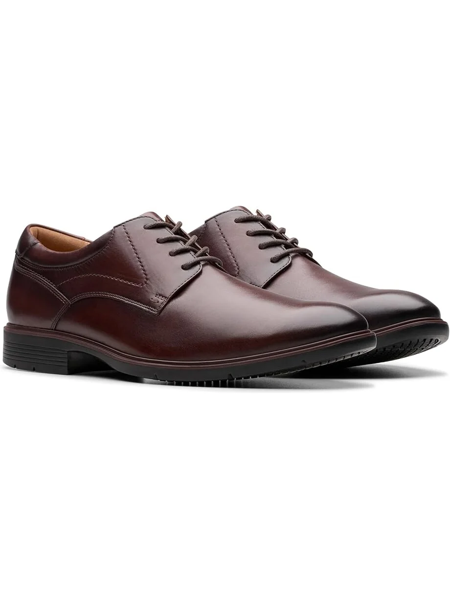 Оксфорды Clarks Eldredge Plain — изображение 1 из 6, темно-коричневый
