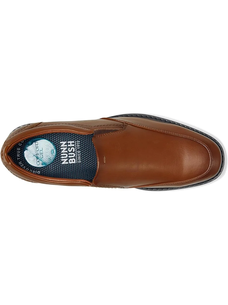 Оксфорды Nunn Bush Jarvis Moccasin Toe Slip-On Dress Casual Business Loafers — изображение 2 из 7, коричневый