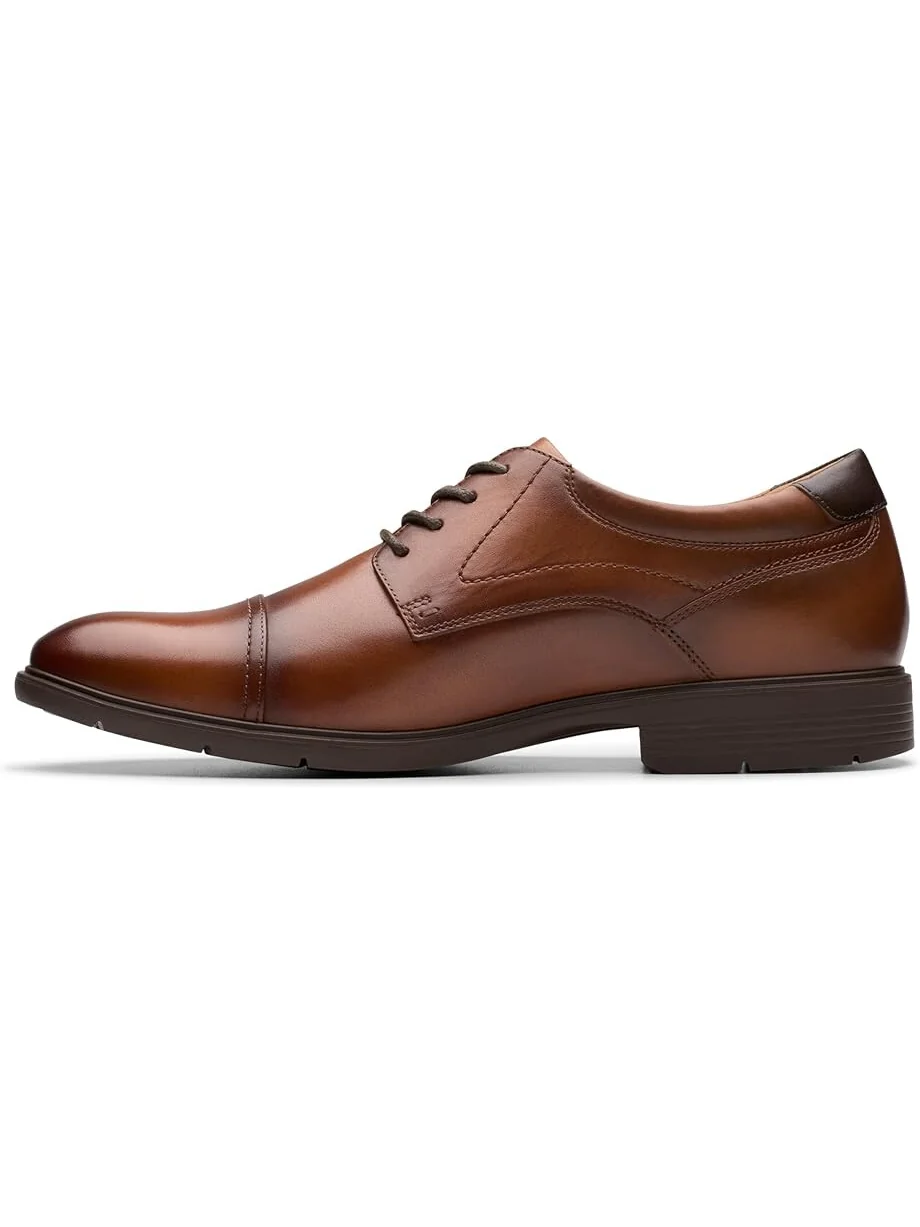 Оксфорды Clarks Eldredge Cap — изображение 4 из 6, темный бежевый