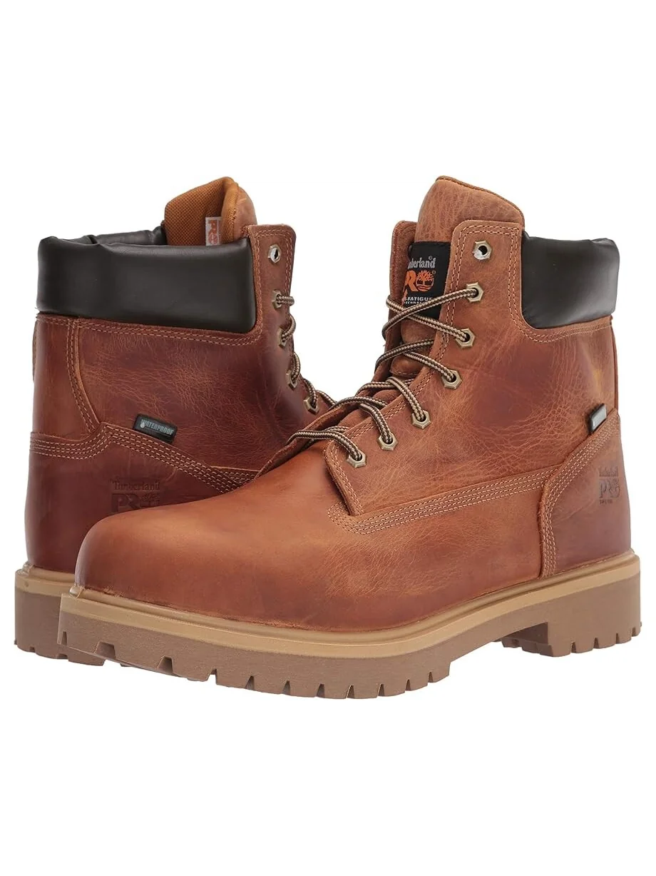 Ботинки Timberland PRO Direct Attach мужские водонепроницаемые кожаные коричневые