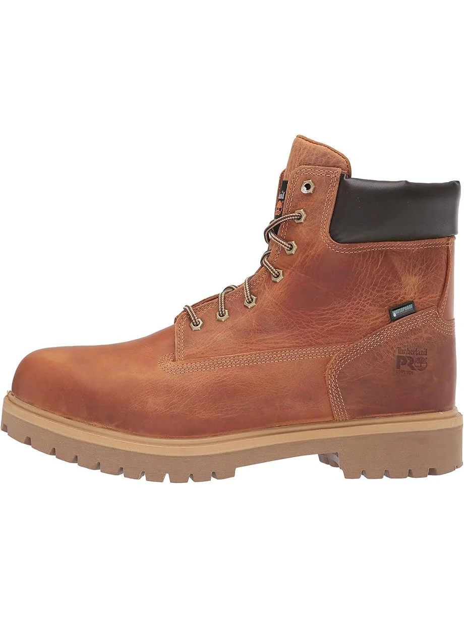 Ботинки Timberland PRO Direct Attach мужские водонепроницаемые кожаные коричневые — изображение 4 из 7, серый
