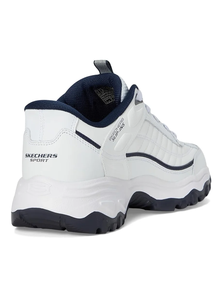 Кроссовки SKECHERS Afterburn E'Lite Grill Corporal Hands Free Slip-In — изображение 5 из 7, белый/темно-синий