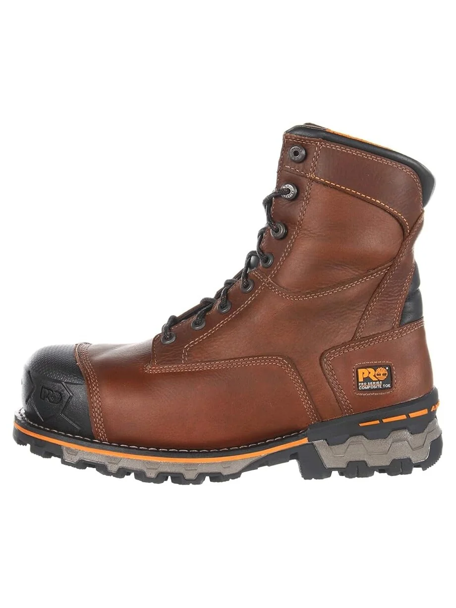 Ботинки мужские Timberland PRO Boondock, водонепроницаемые — изображение 4 из 7, коричневый