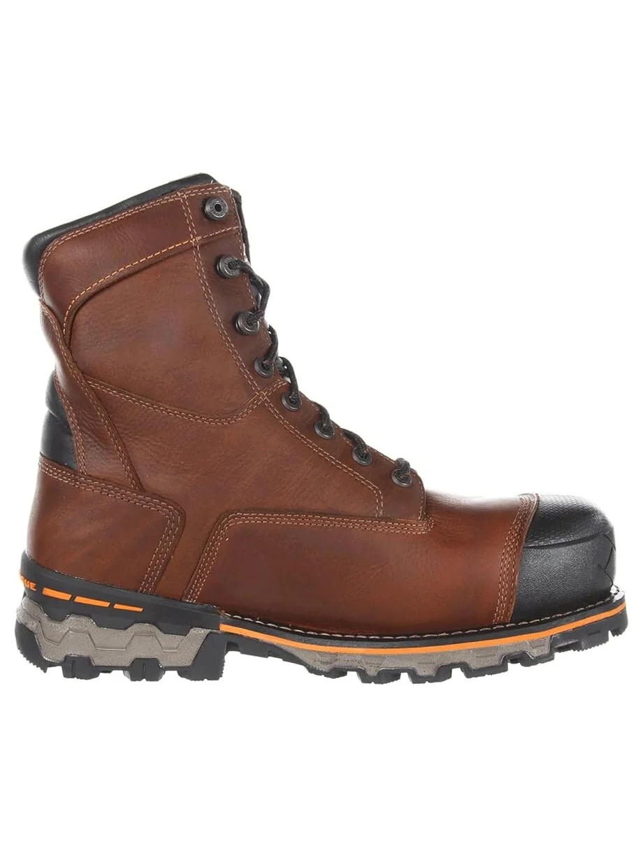 Ботинки мужские Timberland PRO Boondock, водонепроницаемые — изображение 6 из 7, коричневый