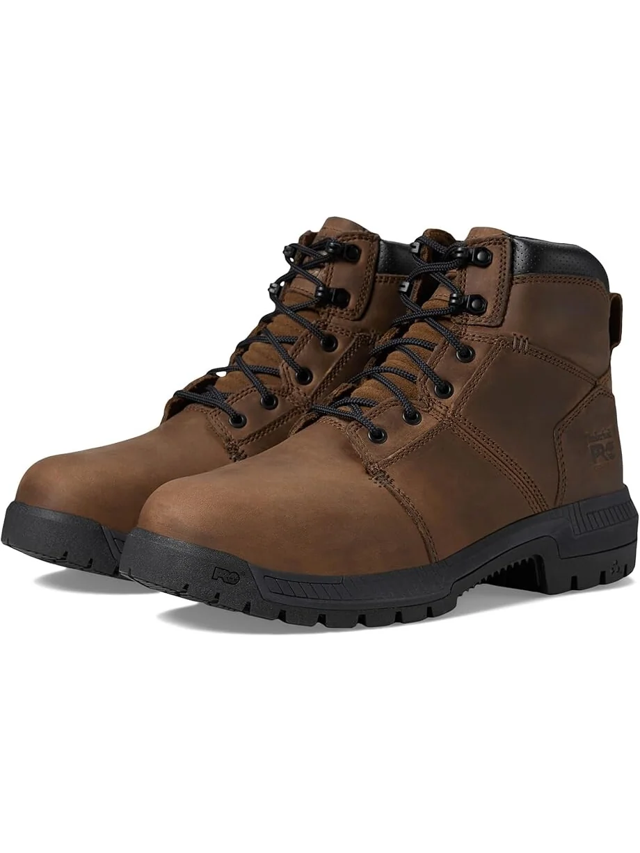 Ботинки мужские Timberland PRO Montauk из натуральной кожи — изображение 1 из 6, коричневый