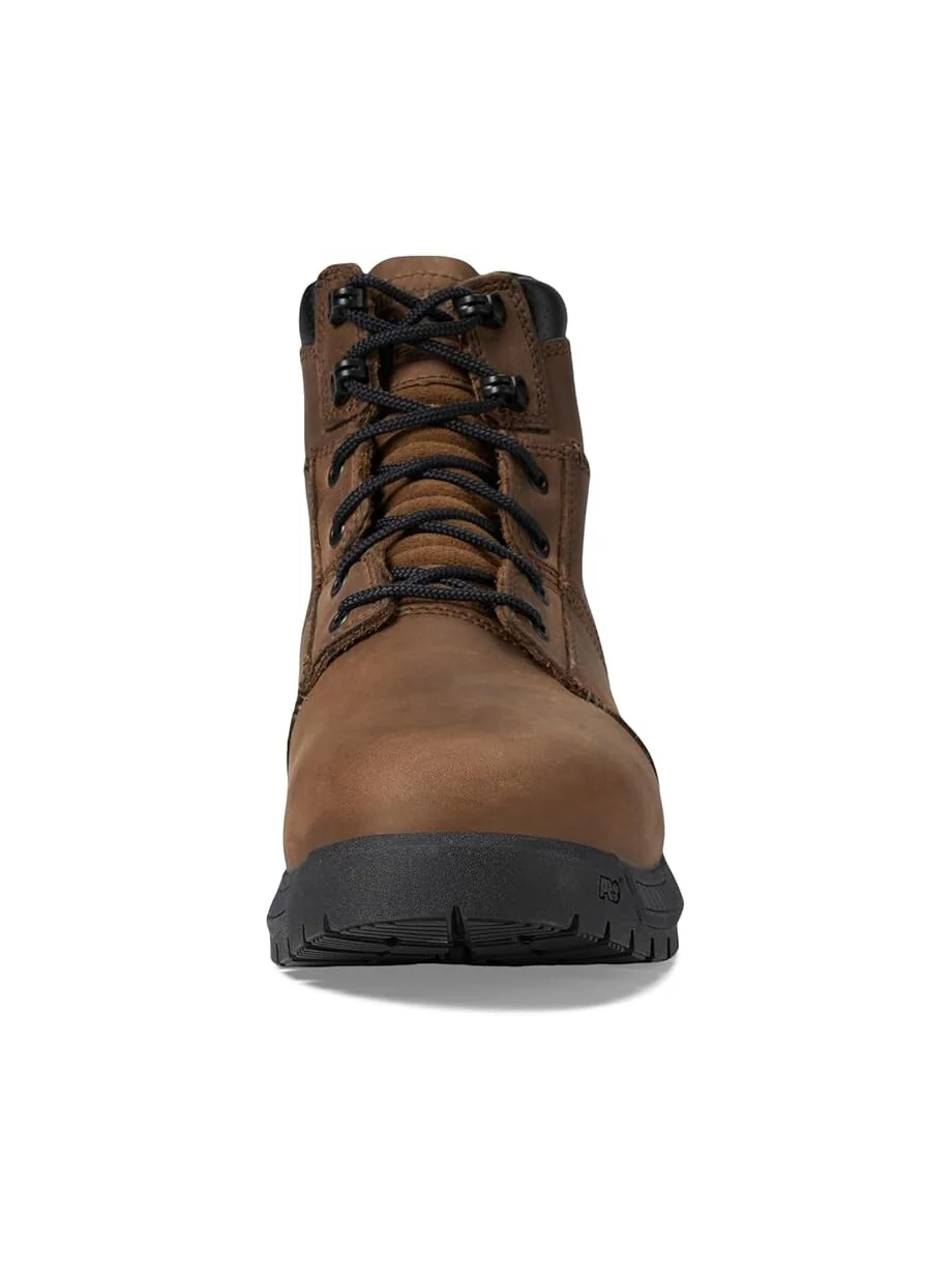 Ботинки мужские Timberland PRO Montauk из натуральной кожи — изображение 2 из 6, коричневый