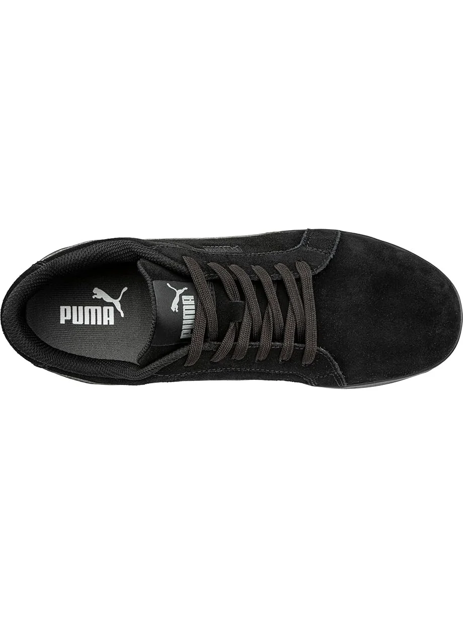 Ботинки PUMA Safety Iconic Suede Low EH — изображение 2 из 7, черный/черный/черный