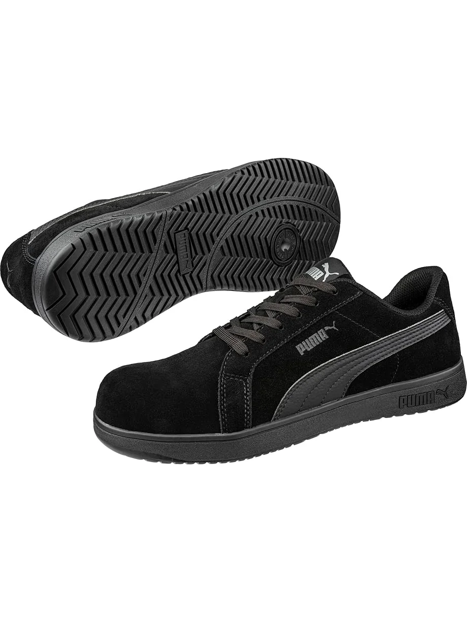 Ботинки PUMA Safety Iconic Suede Low EH — изображение 7 из 7, черный/черный/черный