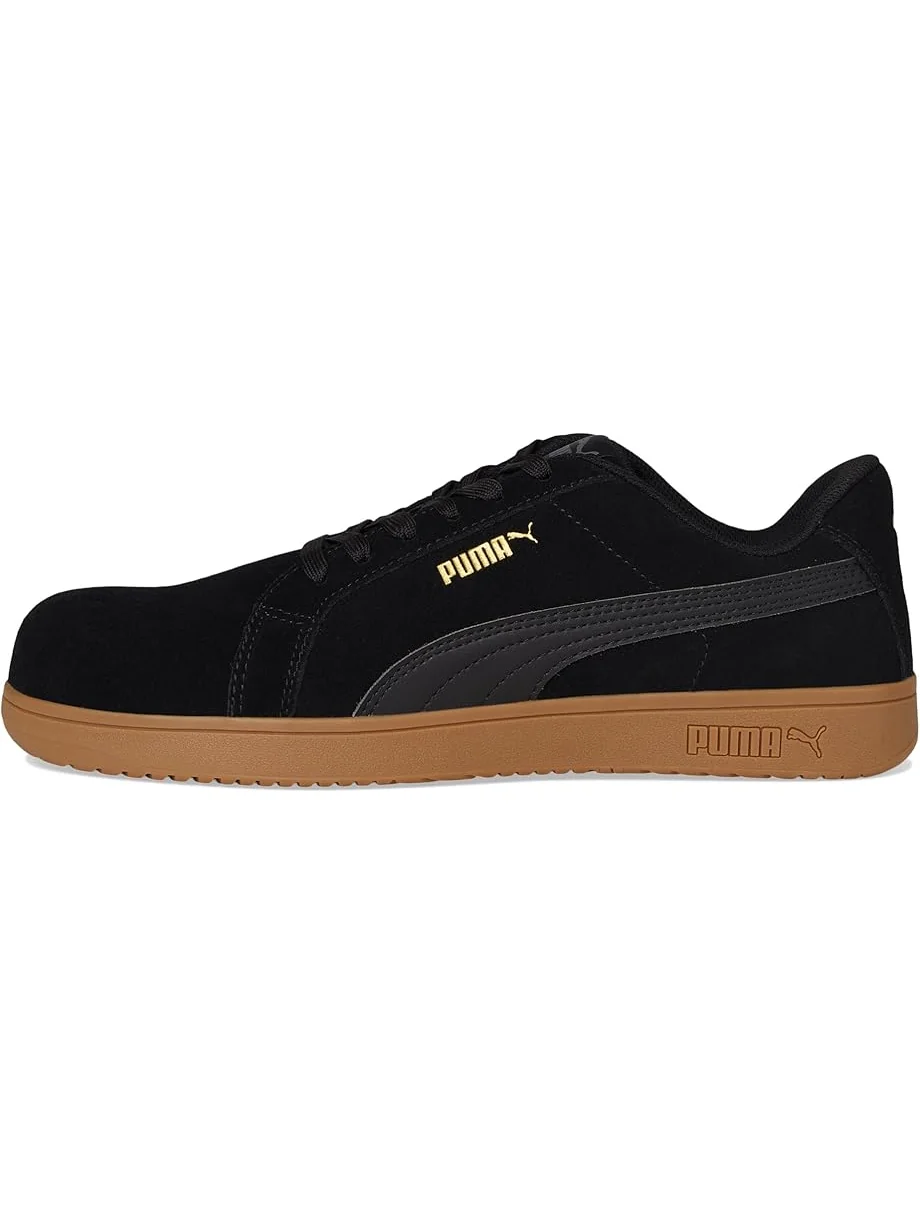 Ботинки PUMA Safety Iconic Suede Low EH — изображение 4 из 7, черный/черный