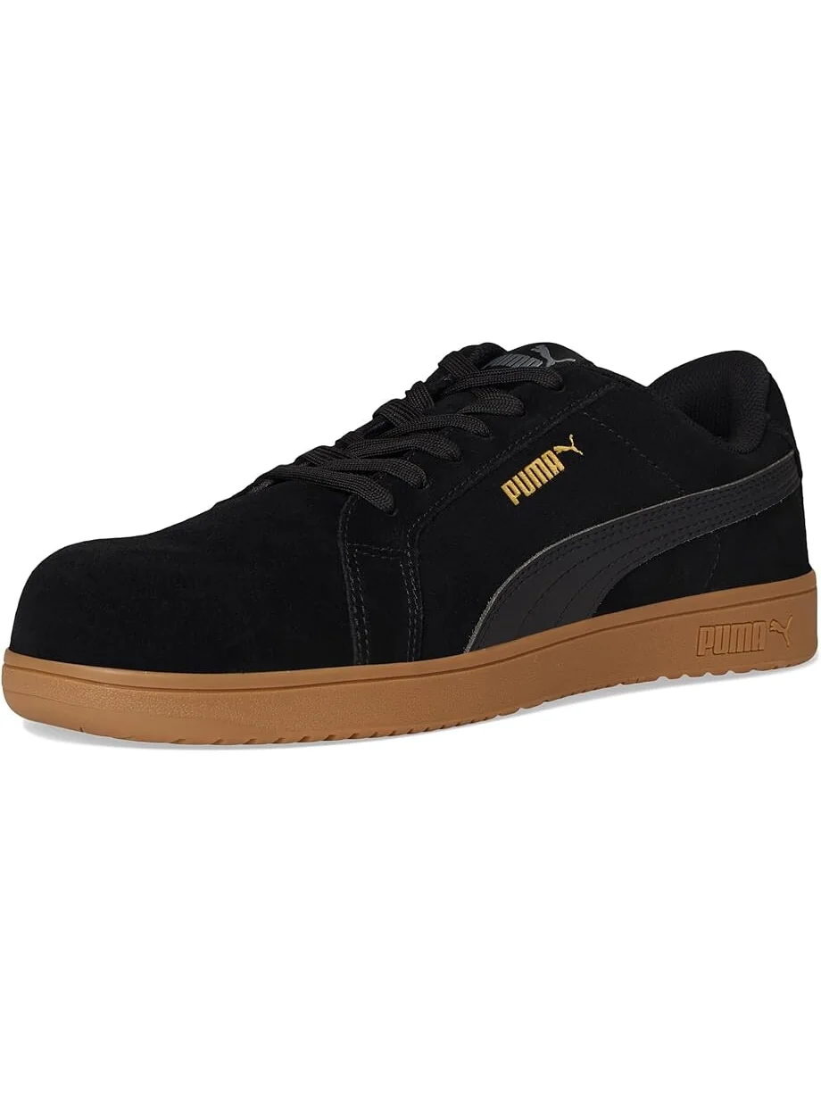 Ботинки PUMA Safety Iconic Suede Low EH — изображение 7 из 7, черный/черный
