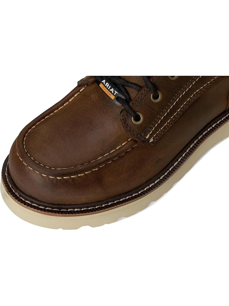Ботинки Ariat Rebar Wedge Moc Toe 6" Waterproof Work Boots — изображение 2 из 7, коричневый