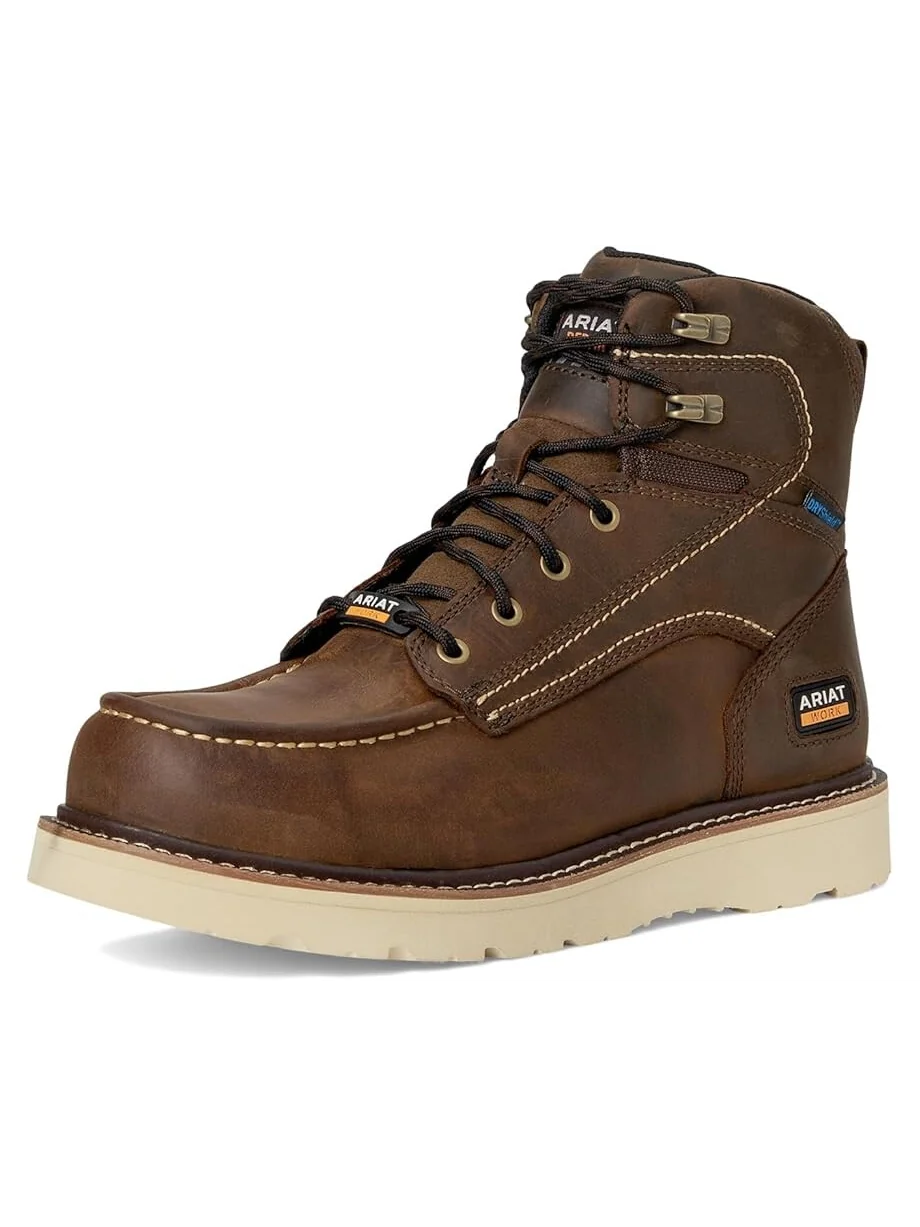 Ботинки Ariat Rebar Wedge Moc Toe 6" Waterproof Work Boots — изображение 7 из 7, коричневый