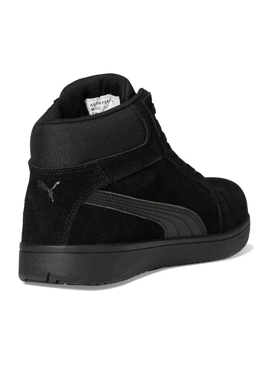 Ботинки PUMA Safety Iconic Suede Mid EH — изображение 5 из 7, черный/черный/черный