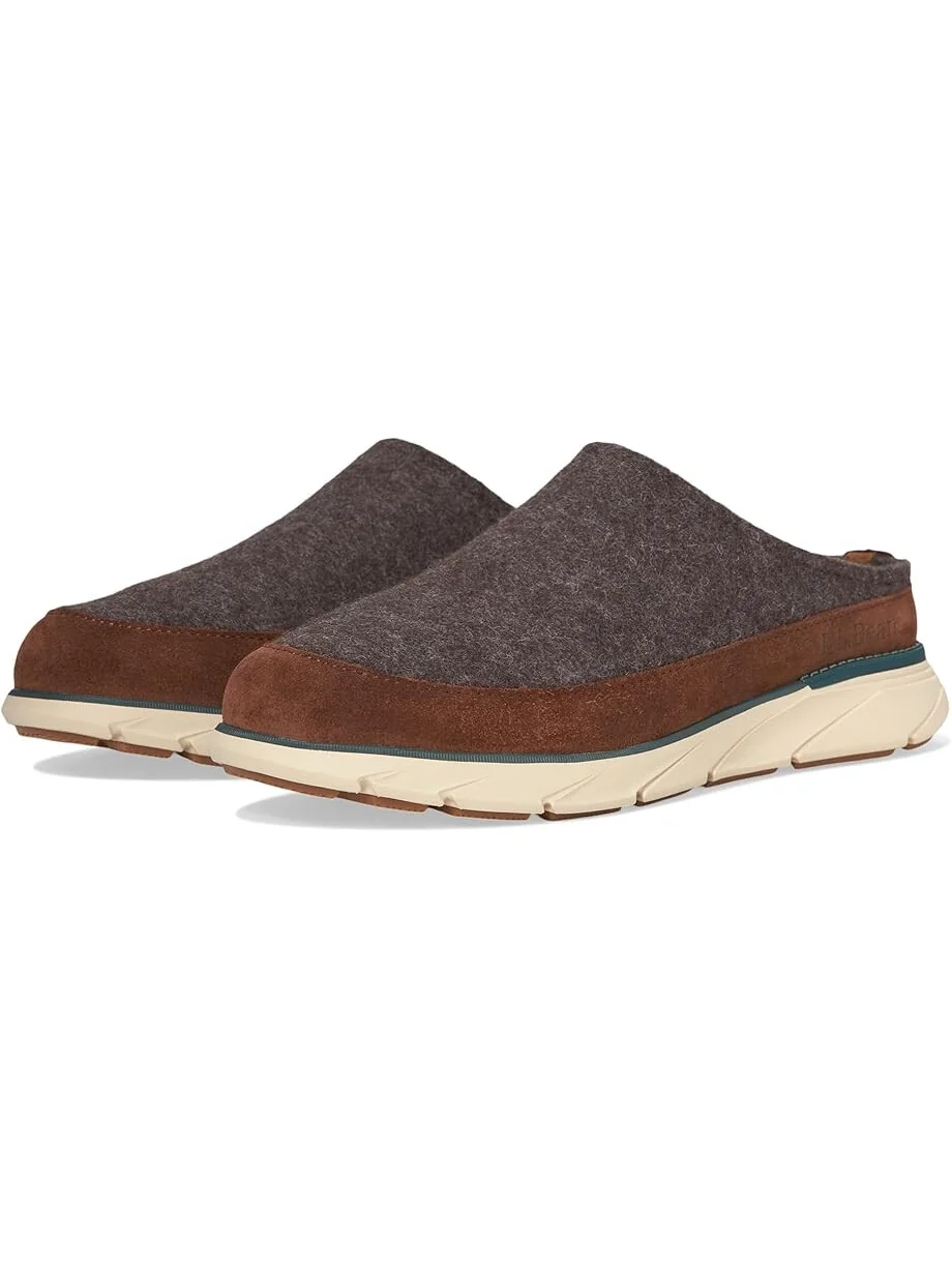 Шлепанцы L.L.Bean Downeast Clog Wool — изображение 1 из 7, какао