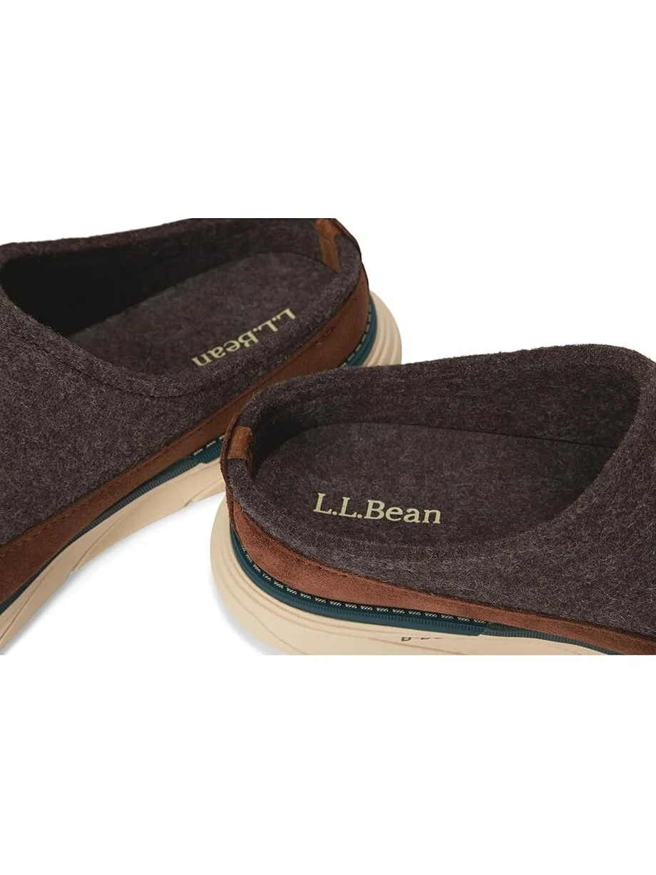 Шлепанцы L.L.Bean Downeast Clog Wool — изображение 6 из 7, какао