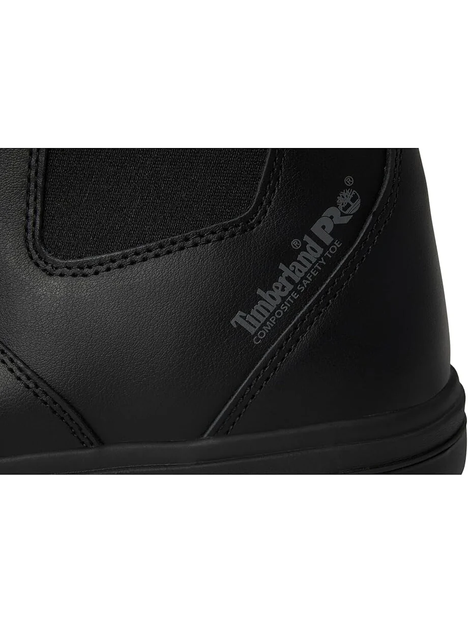 Ботинки Timberland PRO Berkley кожаные с защитным носком, унисекс — изображение 6 из 7, черный