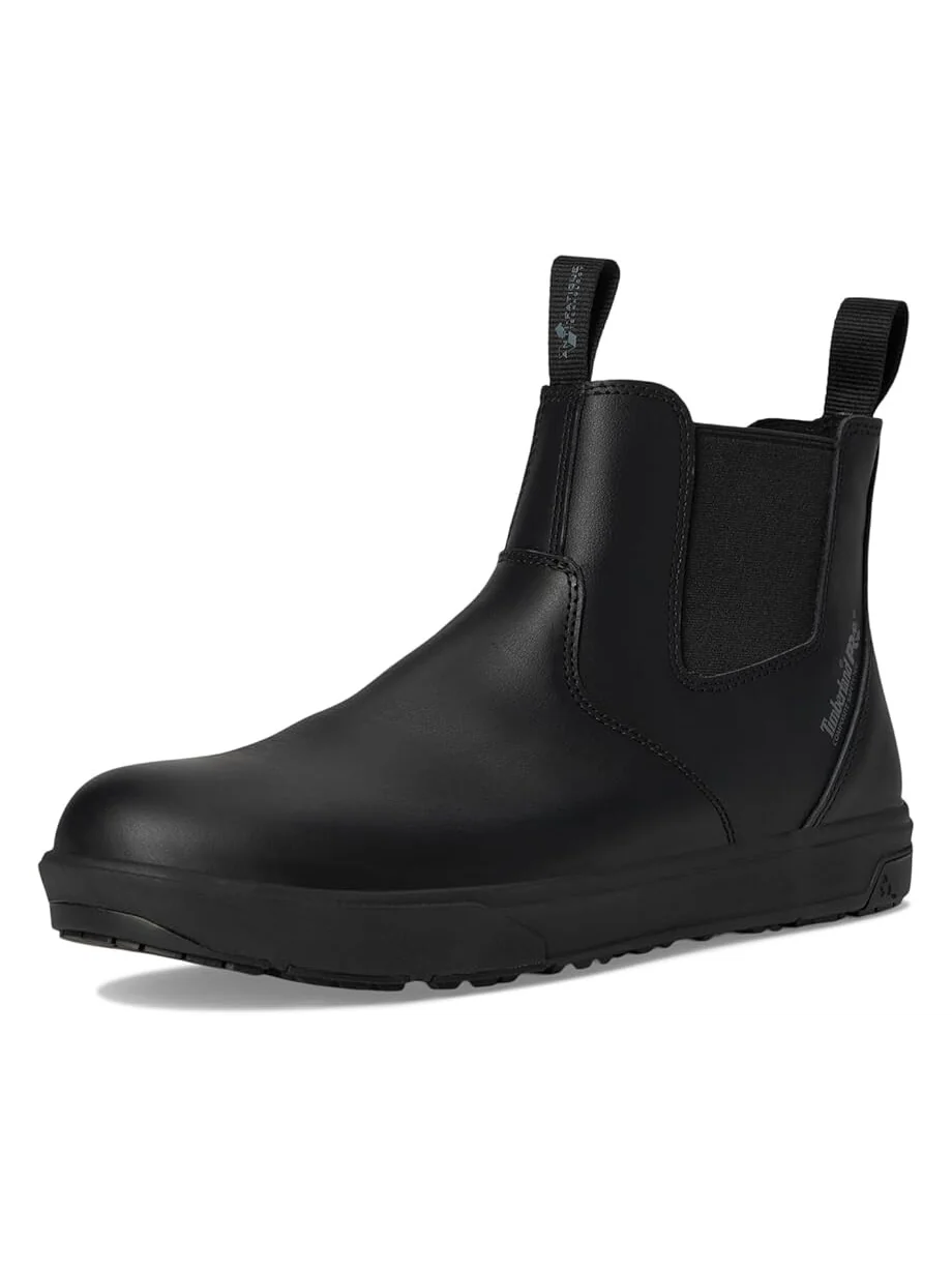 Ботинки Timberland PRO Berkley кожаные с защитным носком, унисекс — изображение 7 из 7, черный