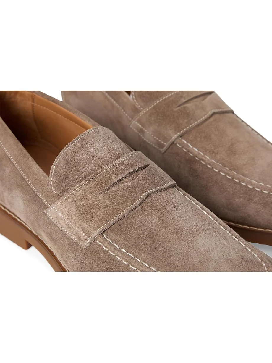 Лоферы johnnie-O J-Flex Penny Suede — изображение 6 из 7, серый