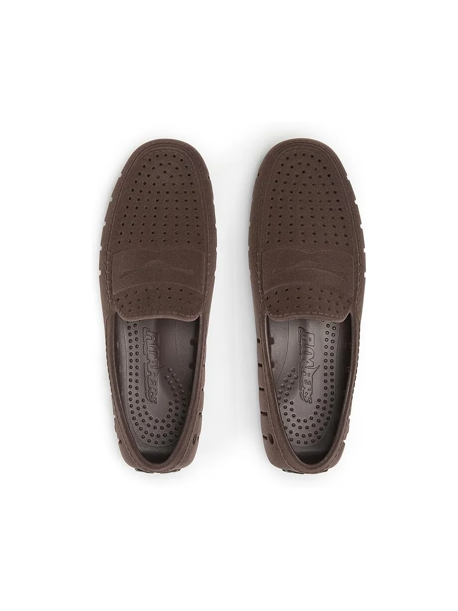 Лоферы Floafers Country Club Driver Faux Suede — изображение 2 из 5, коричневый