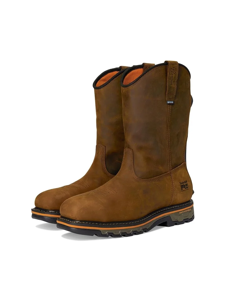 Сапоги Timberland PRO True Grit BOA кожаные водонепроницаемые с системой BOA Fit — изображение 1 из 7, коричневый