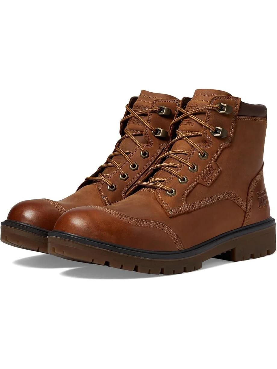 Ботинки мужские Timberland PRO Whitman, водонепроницаемые — изображение 1 из 6, коричневый
