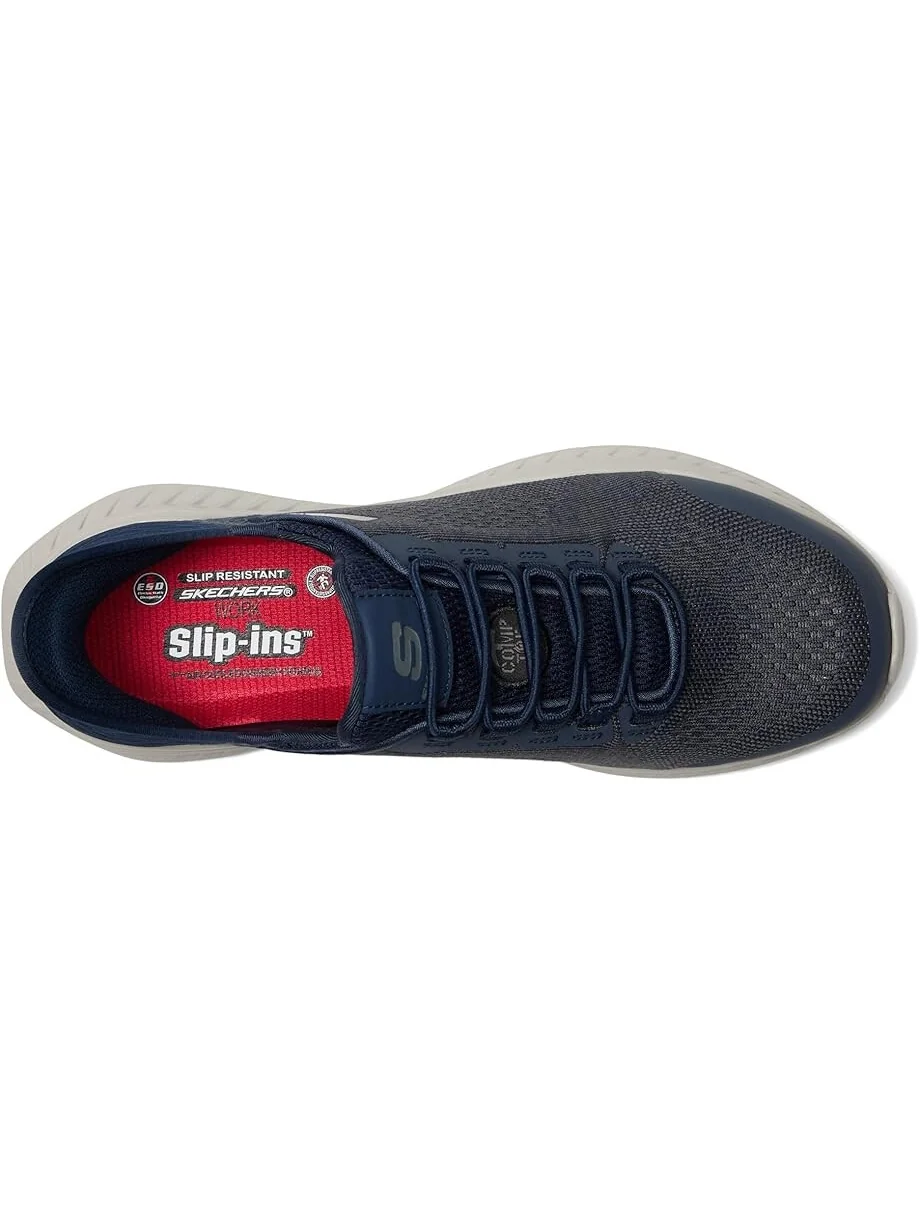 Ботинки SKECHERS Work Tilido ESD Comp Toe — изображение 2 из 7, темно-синий