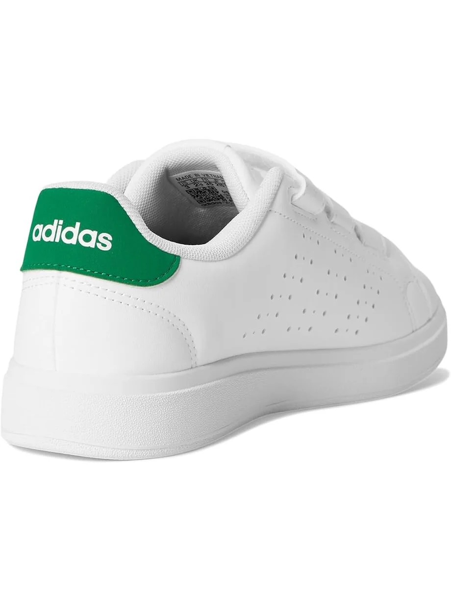 Кроссовки adidas Kids Advantage 2.0 Shoes — изображение 5 из 7, белый/белый/зеленый