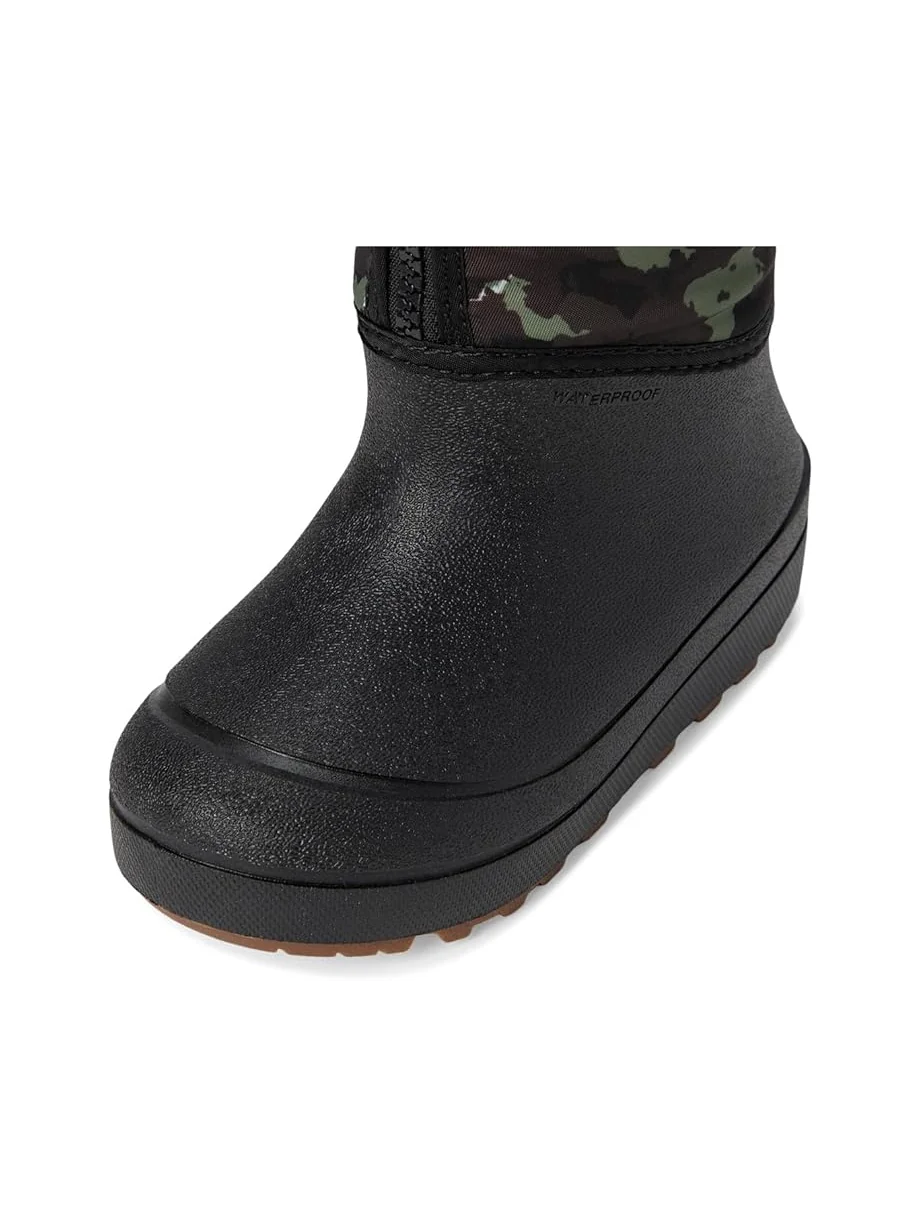 Ботинки Bogs Kids Snow Shell Zip - Camo Texture — изображение 2 из 7, черный мульти
