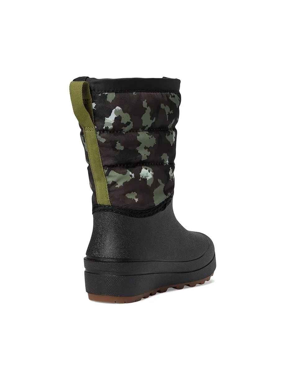 Ботинки Bogs Kids Snow Shell Zip - Camo Texture — изображение 5 из 7, черный мульти