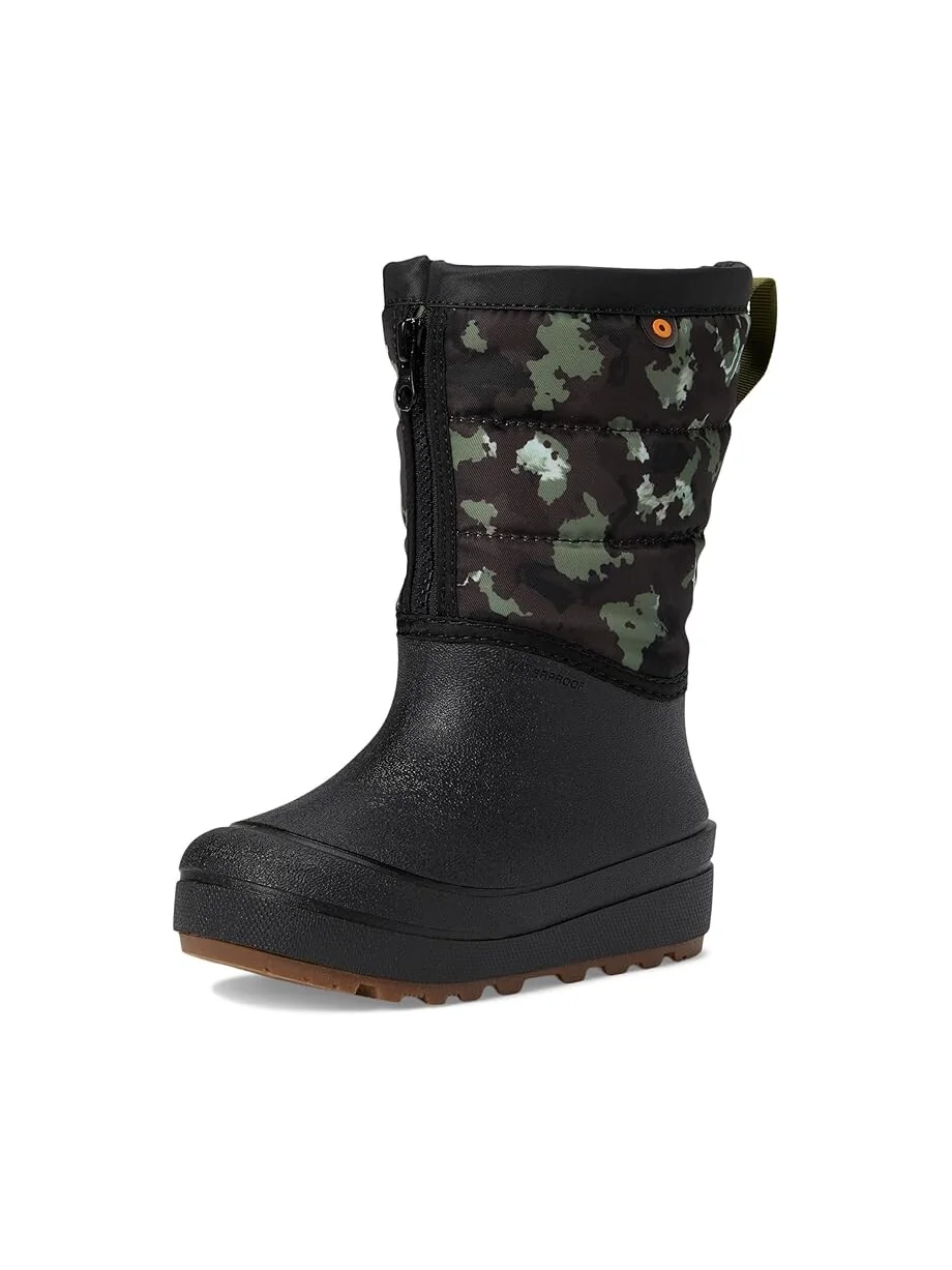Ботинки Bogs Kids Snow Shell Zip - Camo Texture — изображение 7 из 7, черный мульти