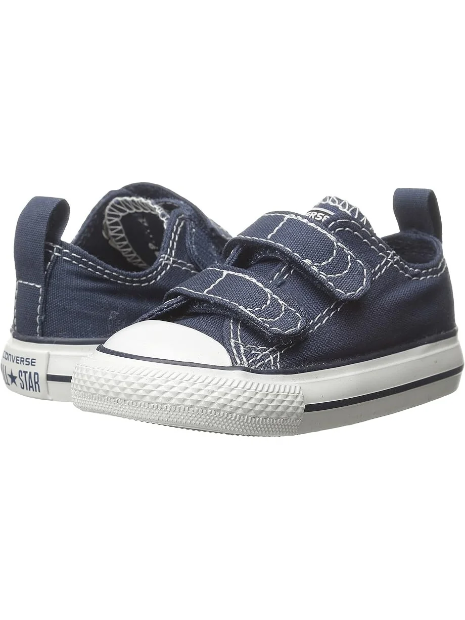 Кроссовки Converse Kids Chuck Taylor 2V Ox — изображение 1 из 7, темно-синий