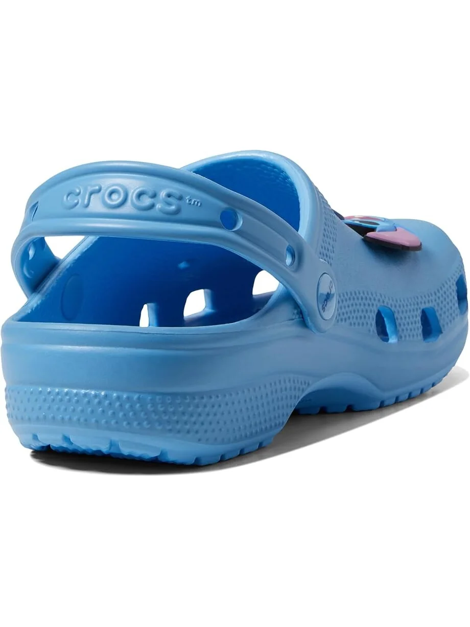 Сабо Crocs Kids Stitch Classic Clog — изображение 5 из 5, голубой
