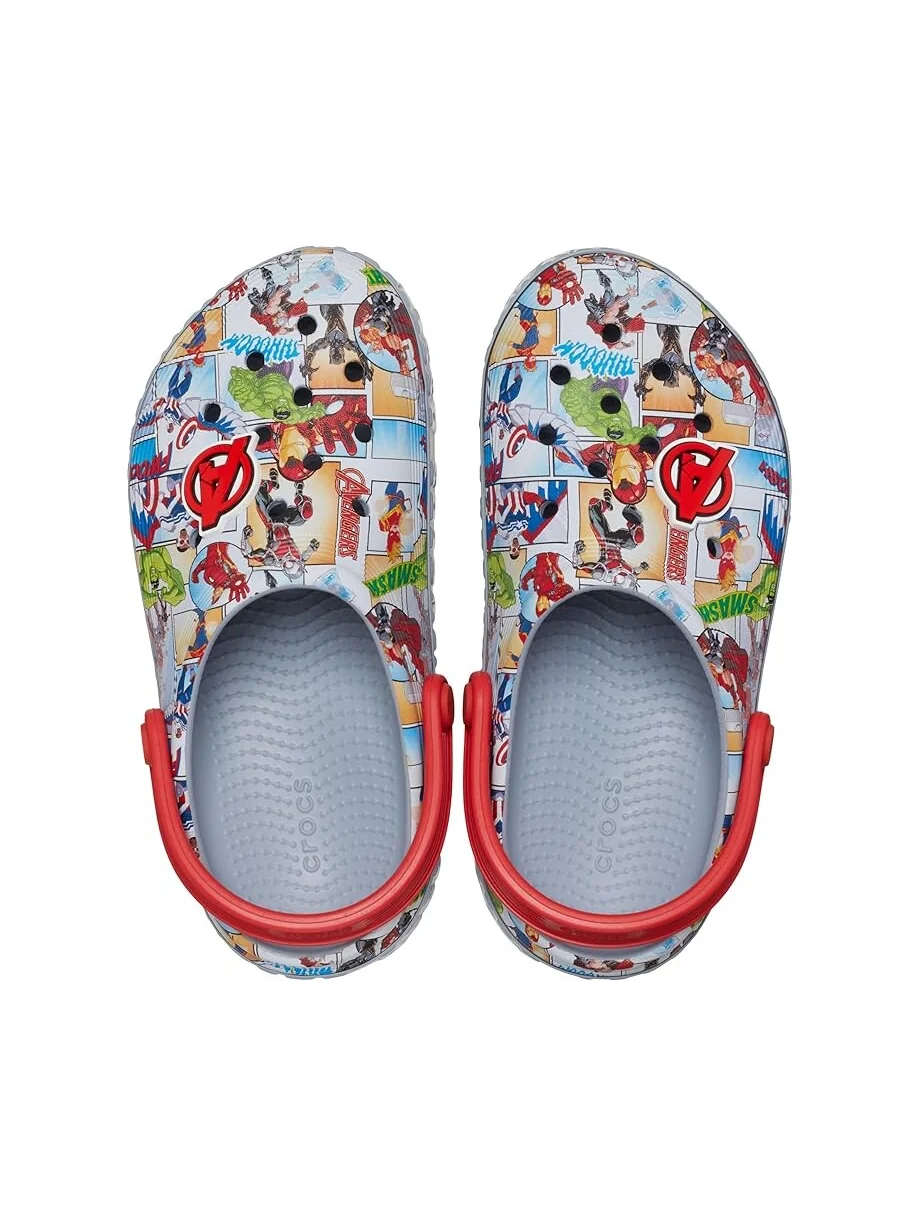 Сабо Crocs Kids Avengers Off Court Clogs — изображение 2 из 6, синий серый