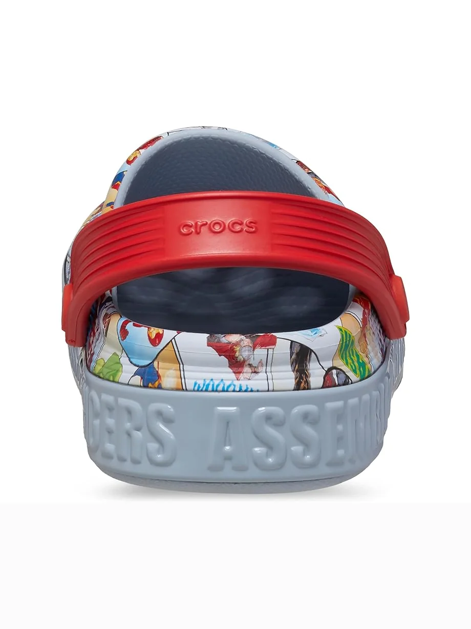 Сабо Crocs Kids Avengers Off Court Clogs — изображение 5 из 6, синий серый