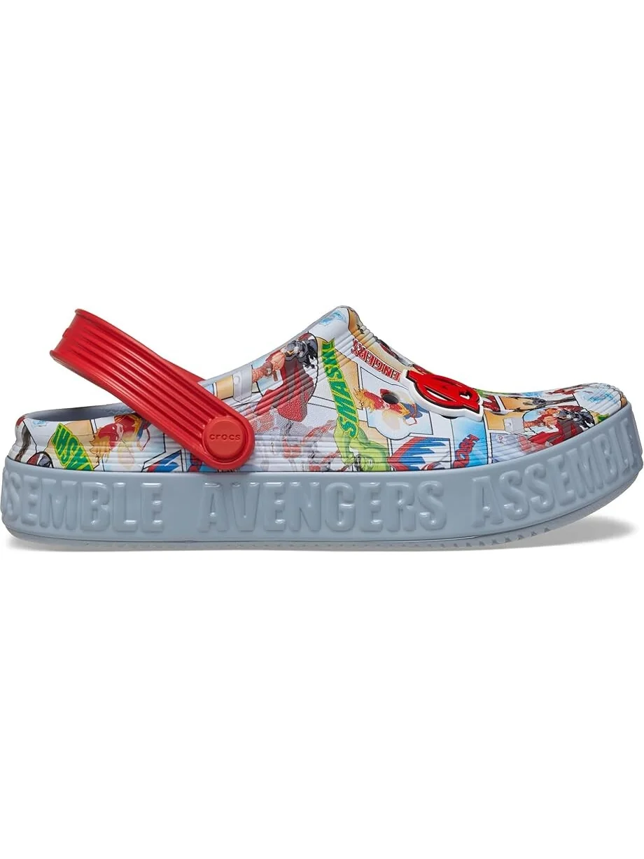 Сабо Crocs Kids Avengers Off Court Clogs — изображение 6 из 6, синий серый