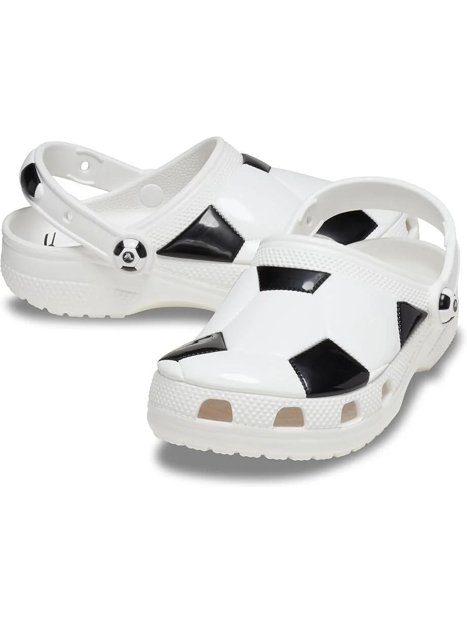 Сабо Unisex Crocs Kids Classic Clogs with Patterns and Graphics, цвет Soccer Ball