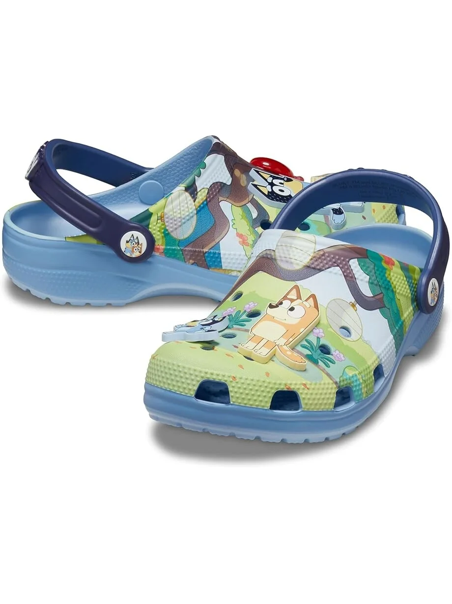 Сабо Crocs Kids Bluey Classic Clogs — изображение 2 из 7, голубой
