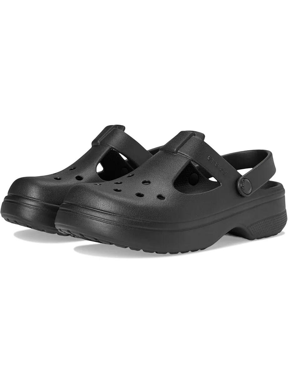 Сабо Crocs Kids Classic Mary Jane Clogs — изображение 1 из 7, черный